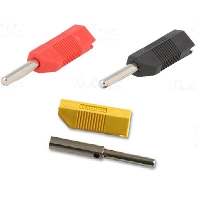 Stackable 4mm plug Red 553-0500