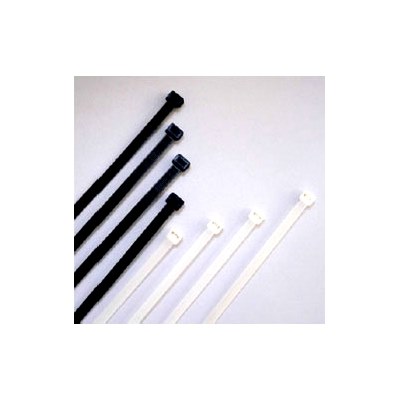 140mm x 3.6mm  BLACK Cable Tie  (pack x 100)
