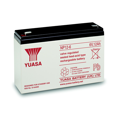 6V 12AhYuasa NP Series  SLA Battery