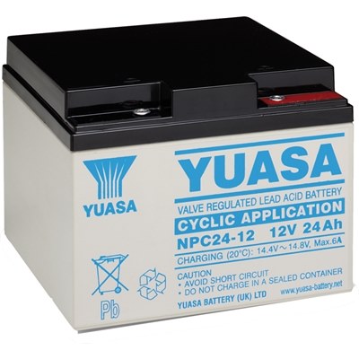 Yuasa Cyclic Lead Acid Battery 12V 24Ah