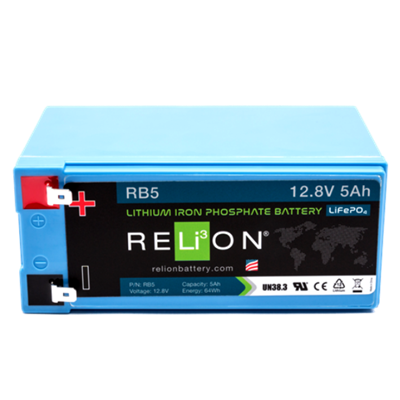 RB5 12V 5Ah Lithium Iron Battery