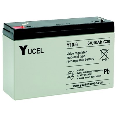 6V 10Ah Yuasa Yucel Y Series SLA Battery