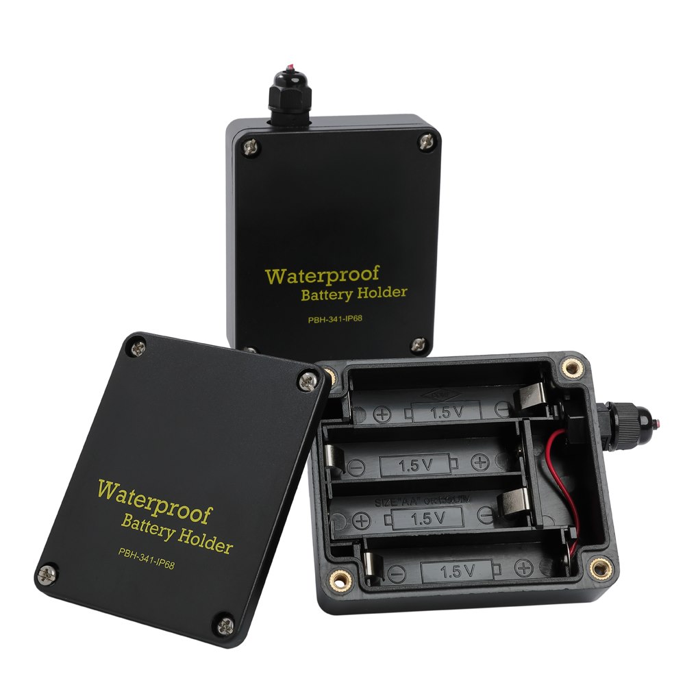 4 x AA Unswitched Battery Box With Leads JPR Electronics Ltd