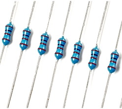 10 R&eacute;sistances Couche M&eacute;tal 20K 0,6W 1% 50ppm Vishay Draloric MK2